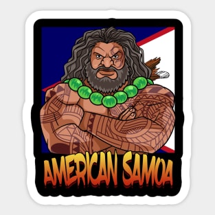 American Samoa Samoan Flag Polynesian Pride Sticker